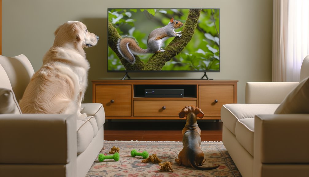 dogs enjoy watching movement