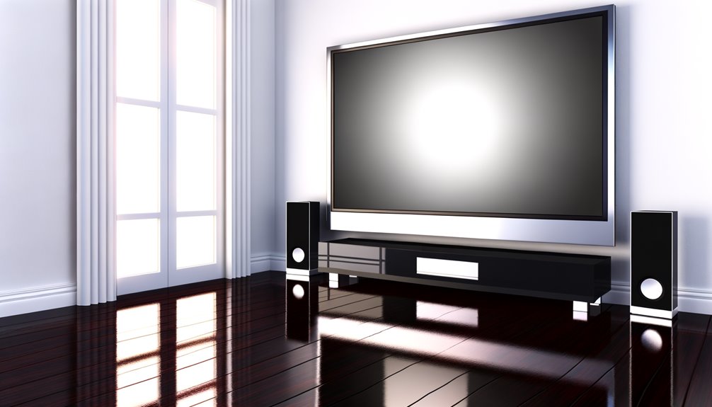 large 80 inch television
