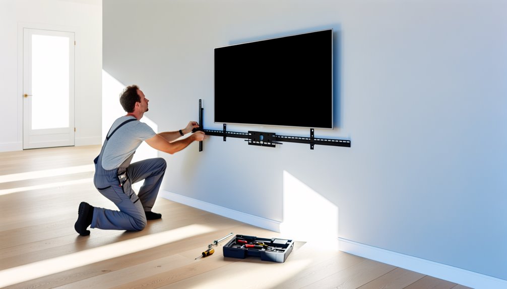 tv mounting on wall